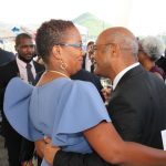 Silveria Jacobs and Daniel Gibbs at SXM DAY Event 2017
