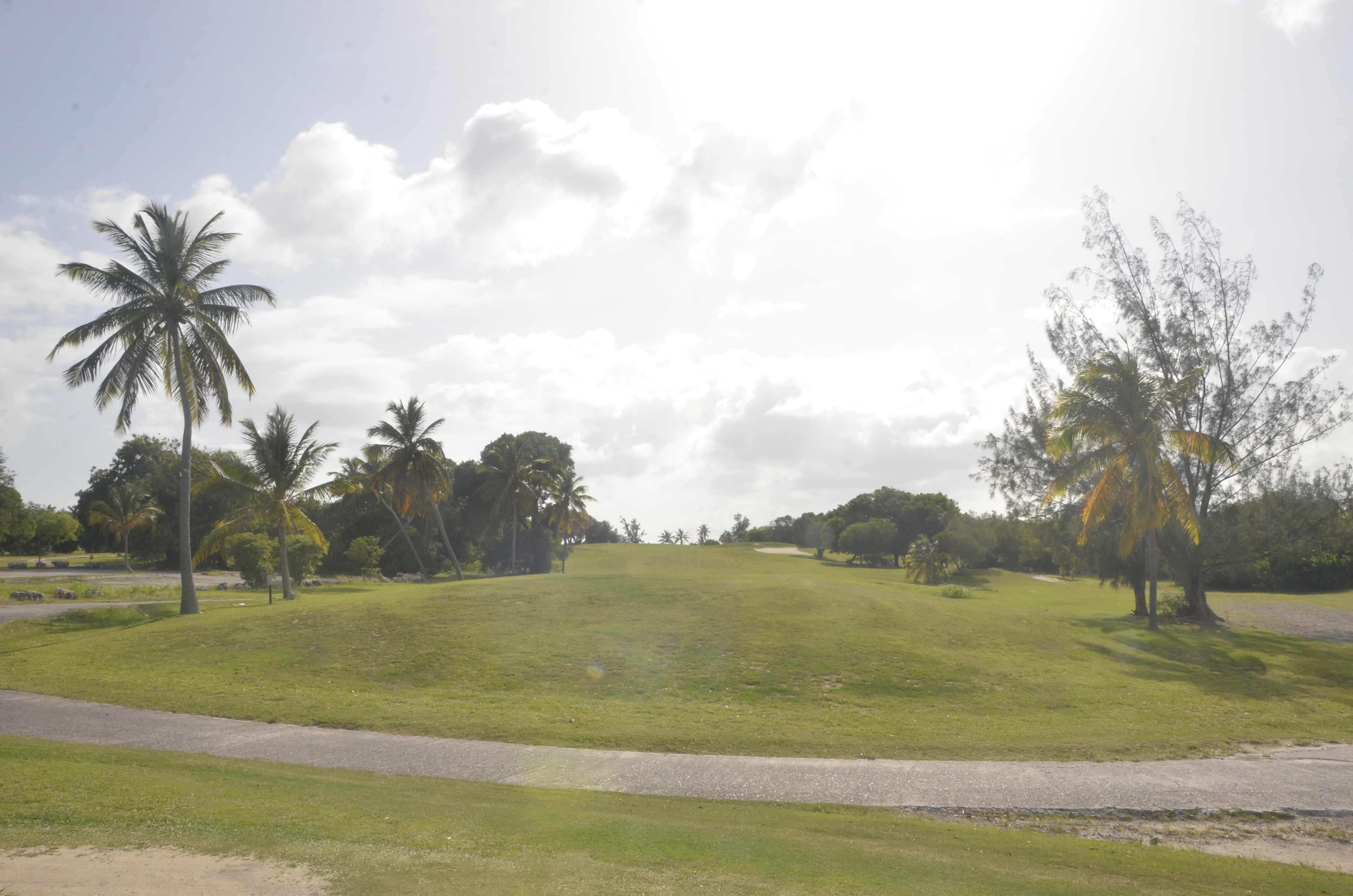 Mullet Bay golf course terrain