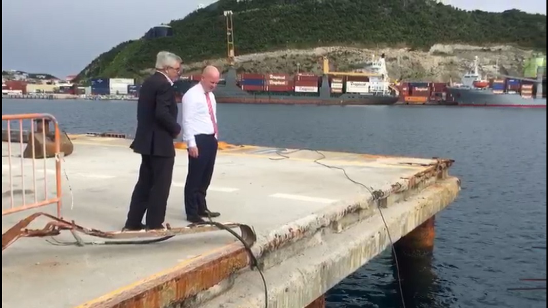 Dutch State Secretary Knops Visit to Port St. Maarten