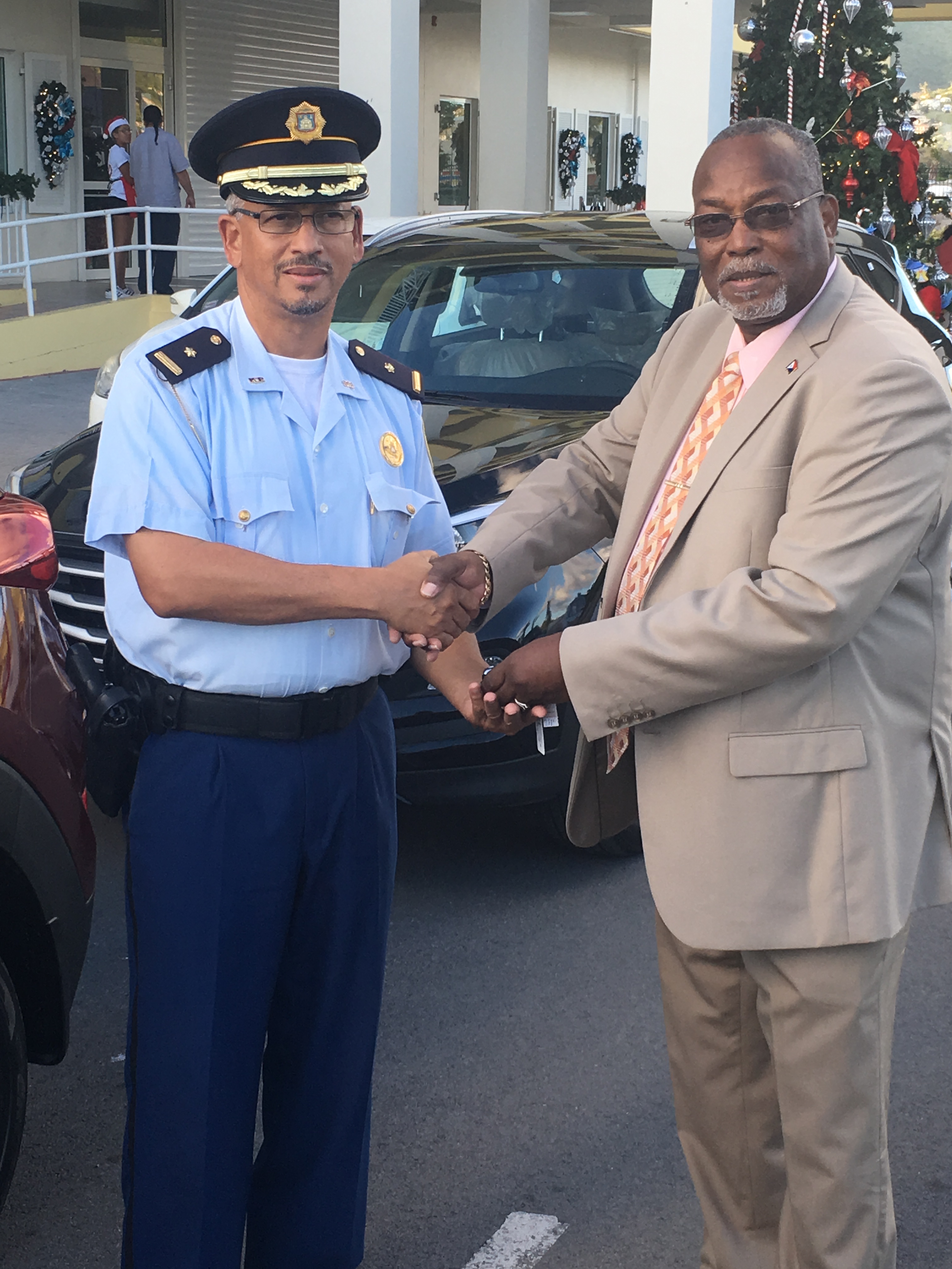 Gout Receives keys for new cars