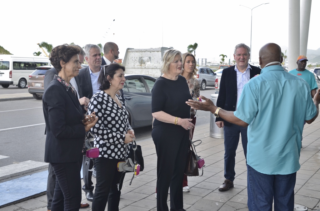 Dutch Chambers Chairpersons visit SXM Airport
