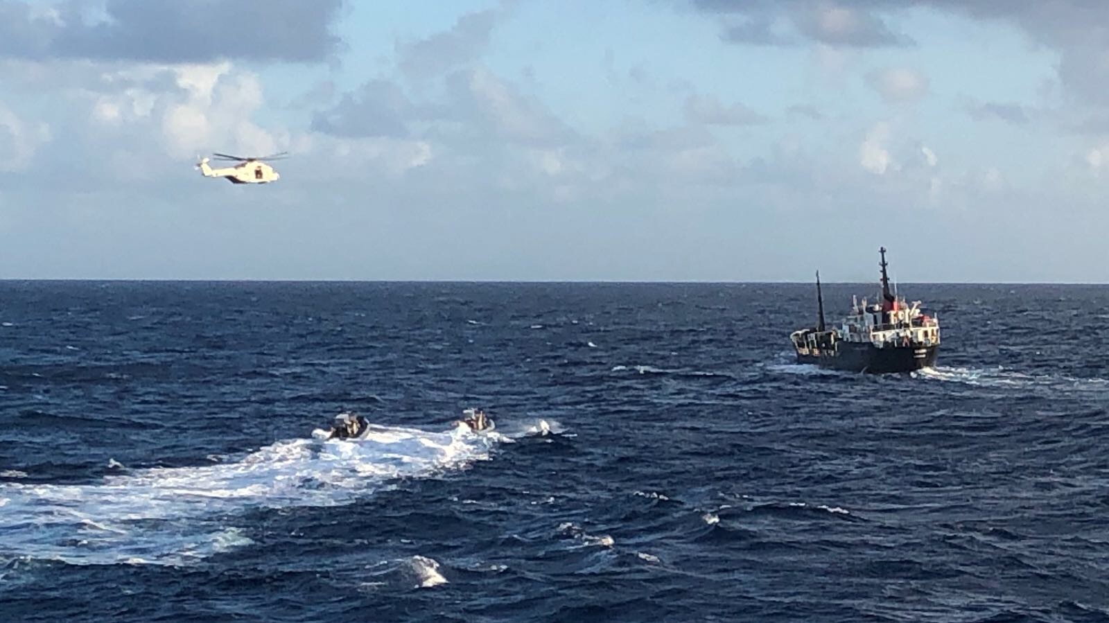 Marine captures ship with cocaine