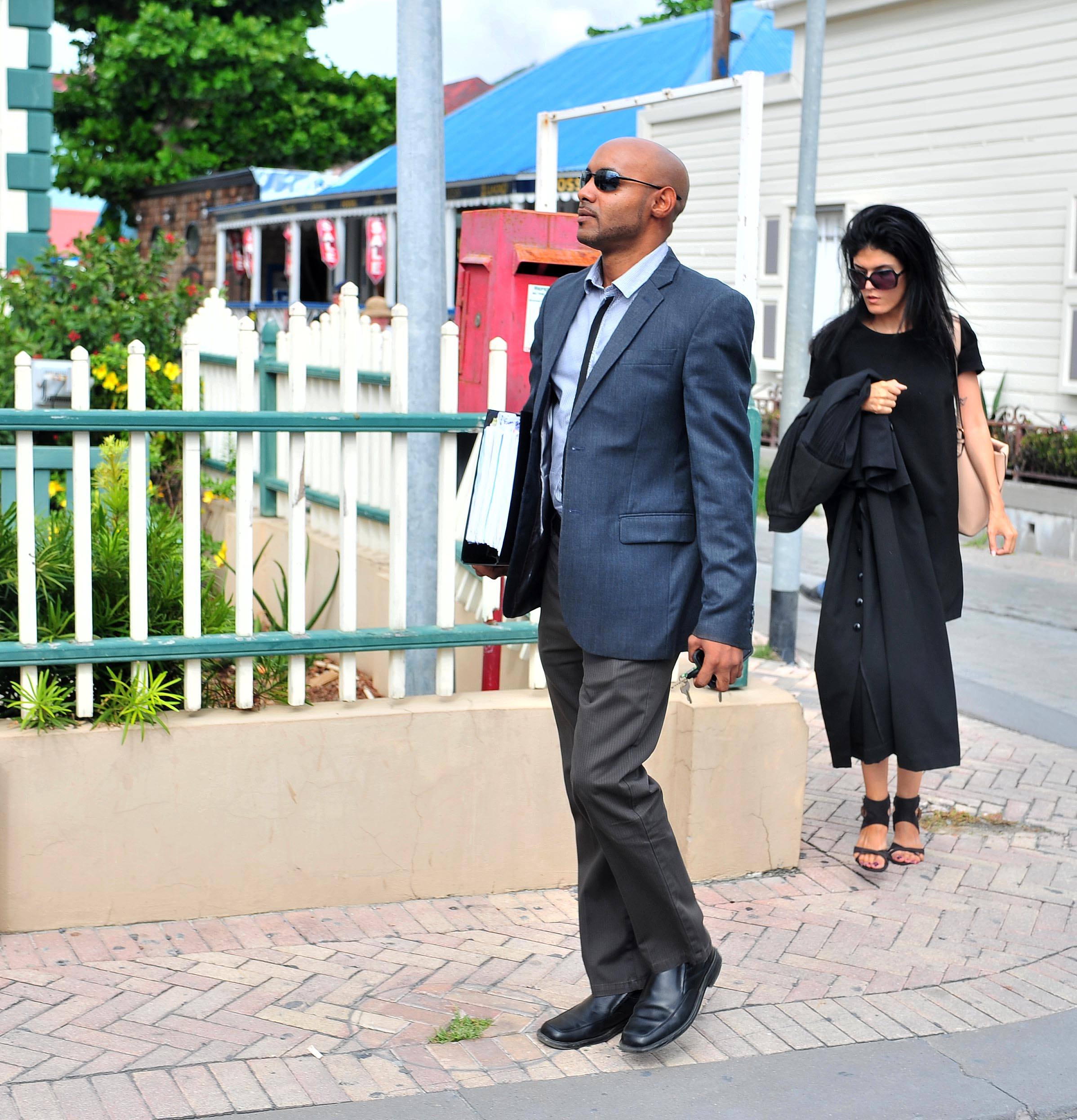 MP Chanel Brownbill arrives at Court House - 20180207 MP