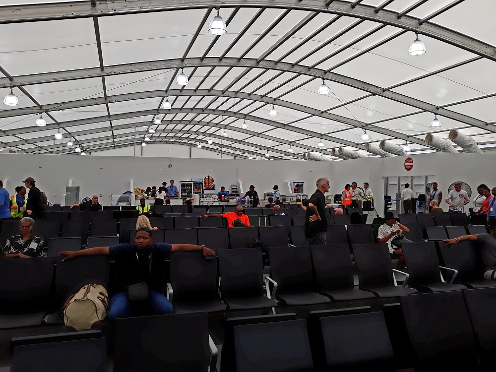 SXM Airport Departure Lounge Temporary Pavilion