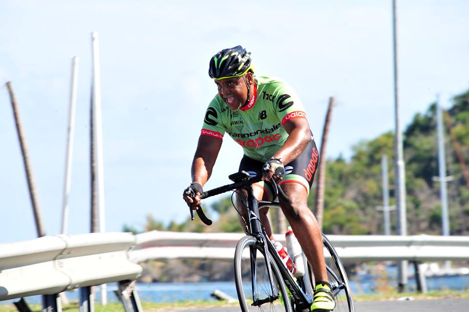 Post Irma Cycling Road Race rider Antonio Aventurin