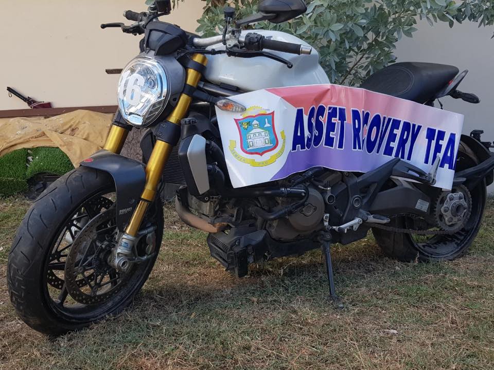 Confiscated Motorbike by Asset Recovery Team - 20180809