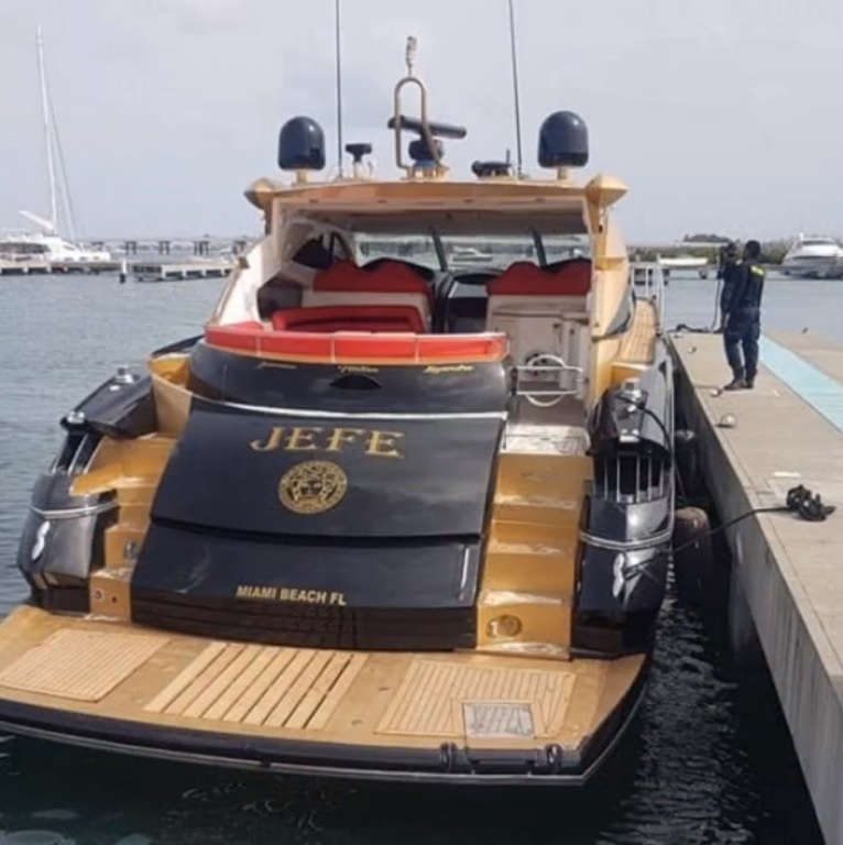 Luxury Yacht Jefe confiscated