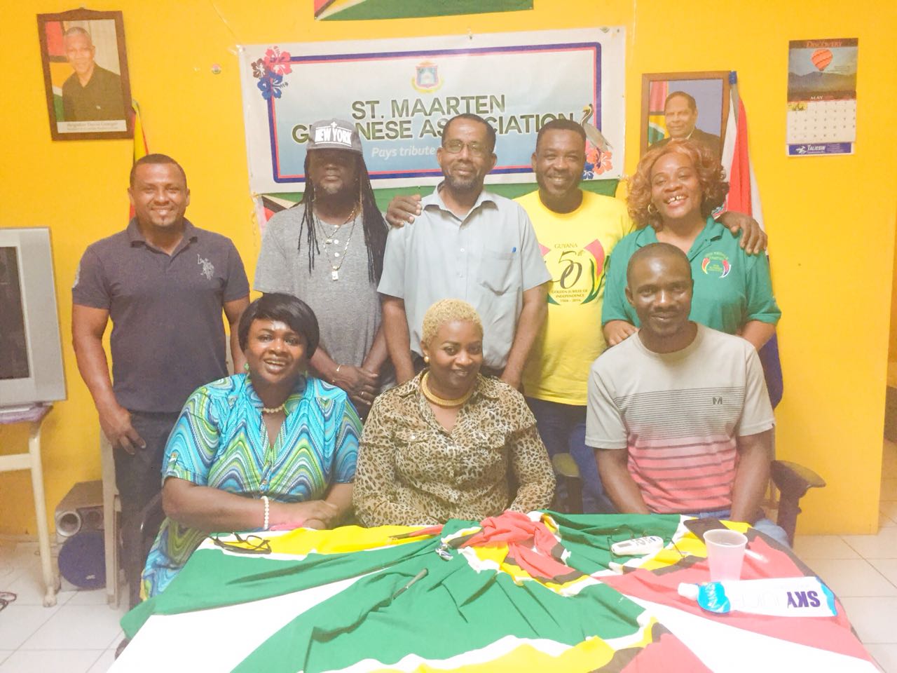 New Board St. Maarten Guyanese Association - Sep 4 2018