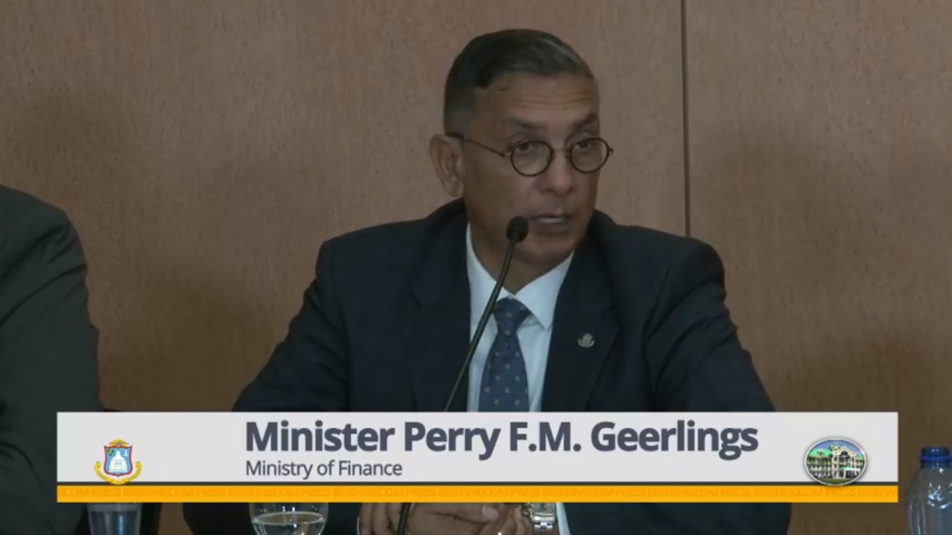 Minister of Finance Perry Geerlings 20180213