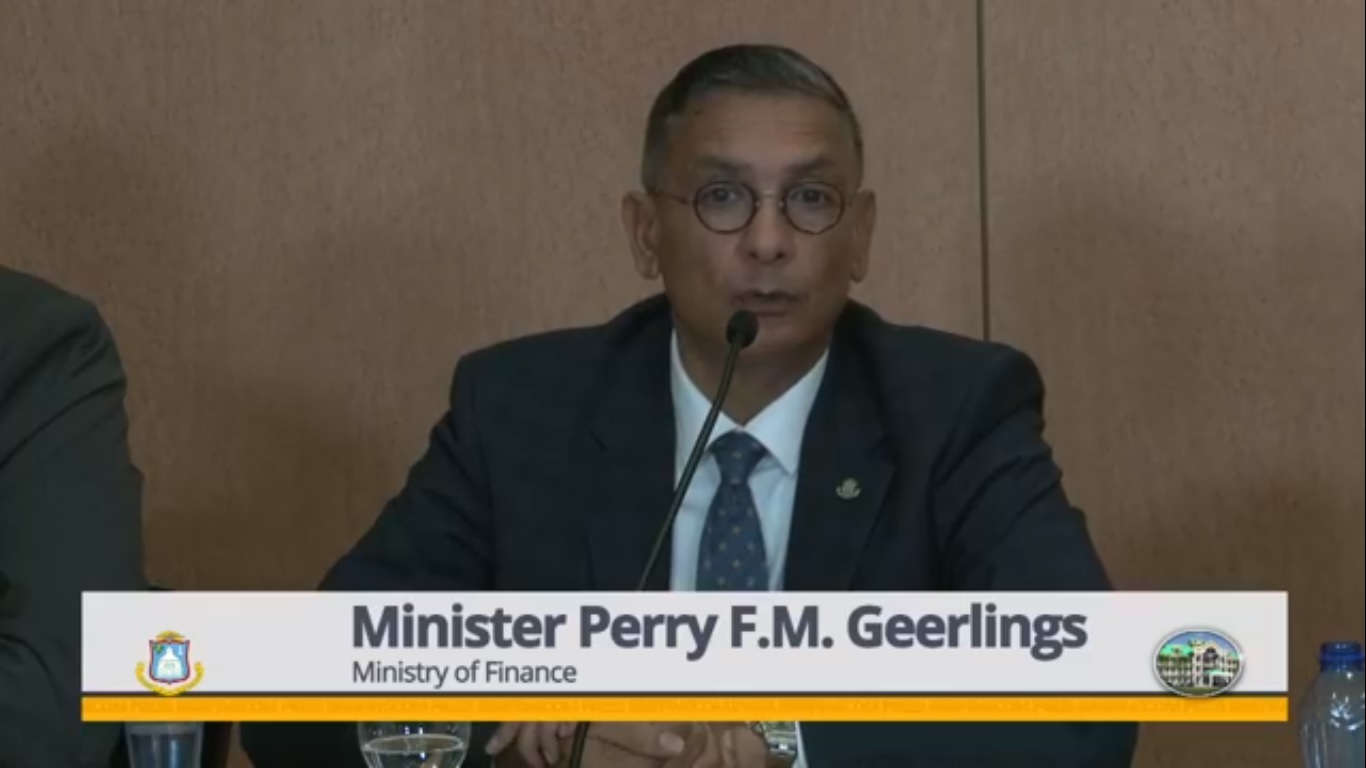 Minister of Finance Perry Geerlings - 20180213