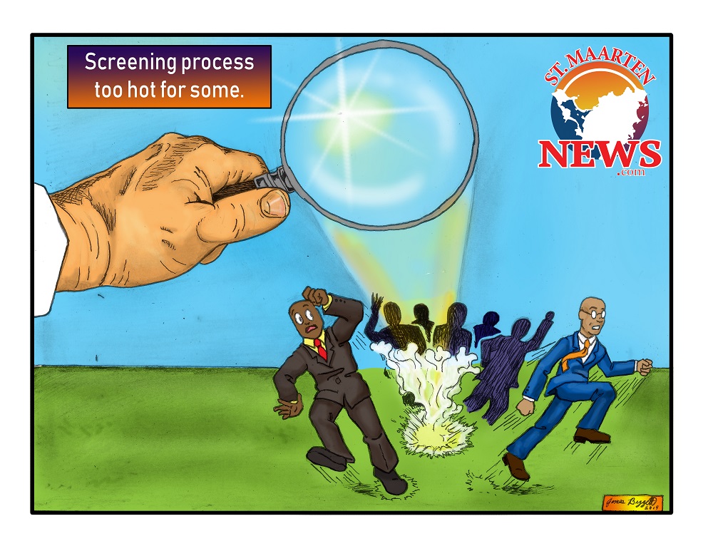 Screening Process Cartoon