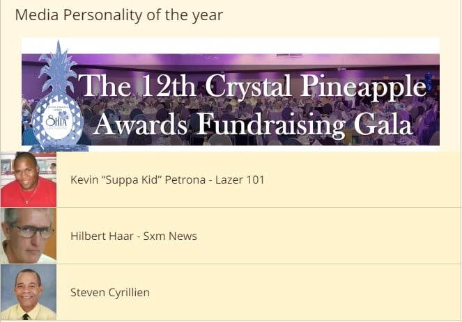 SHTA Crystal Pineapple Award nominees 2019 Media Personality