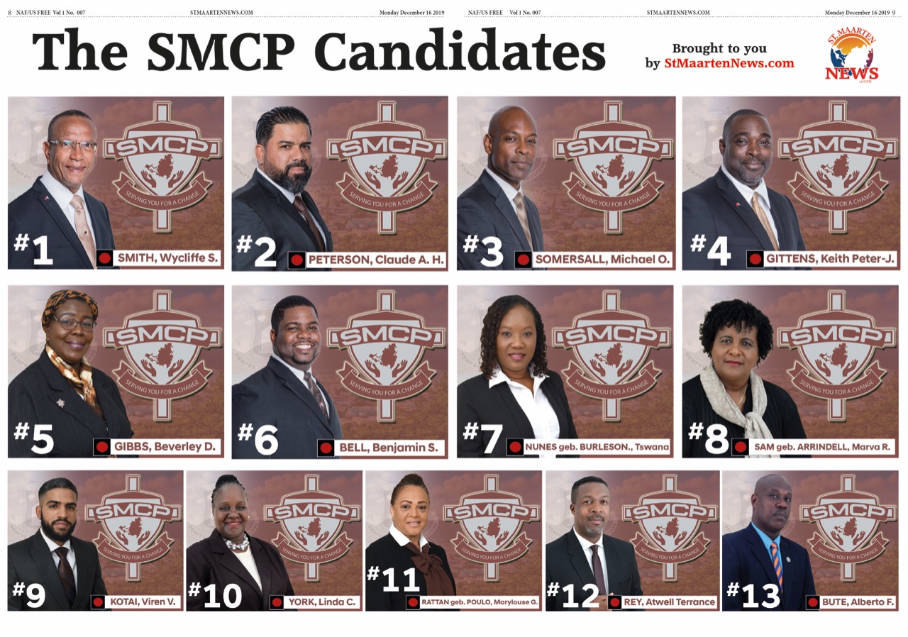 StMaarten News Com page8-9 - Candidates