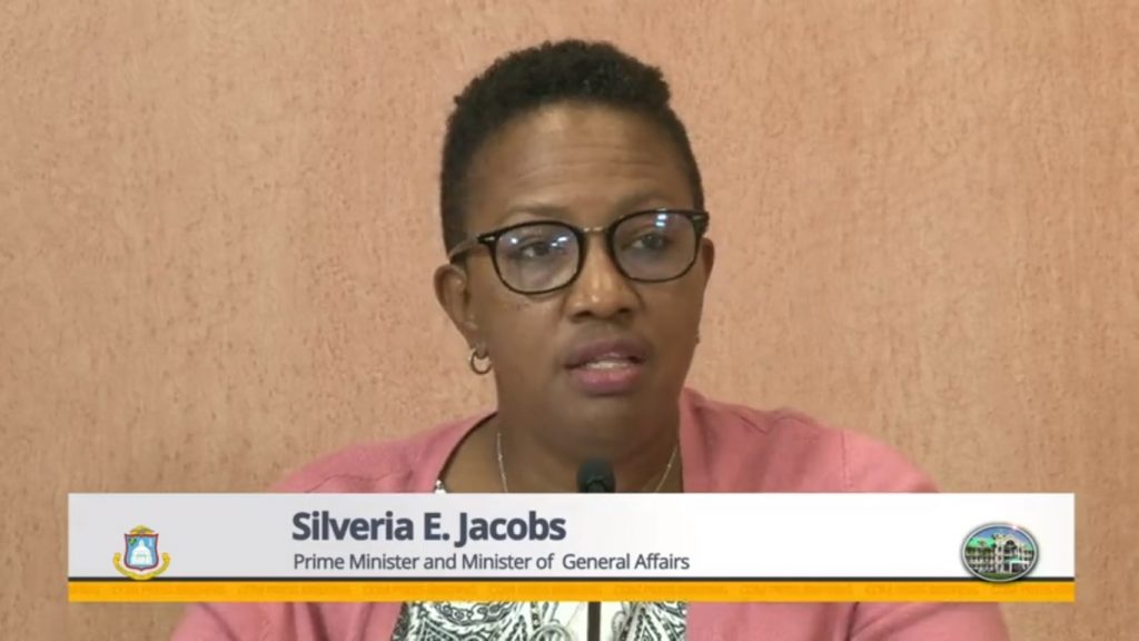 Minister of General Affairs Silveria Jacobs