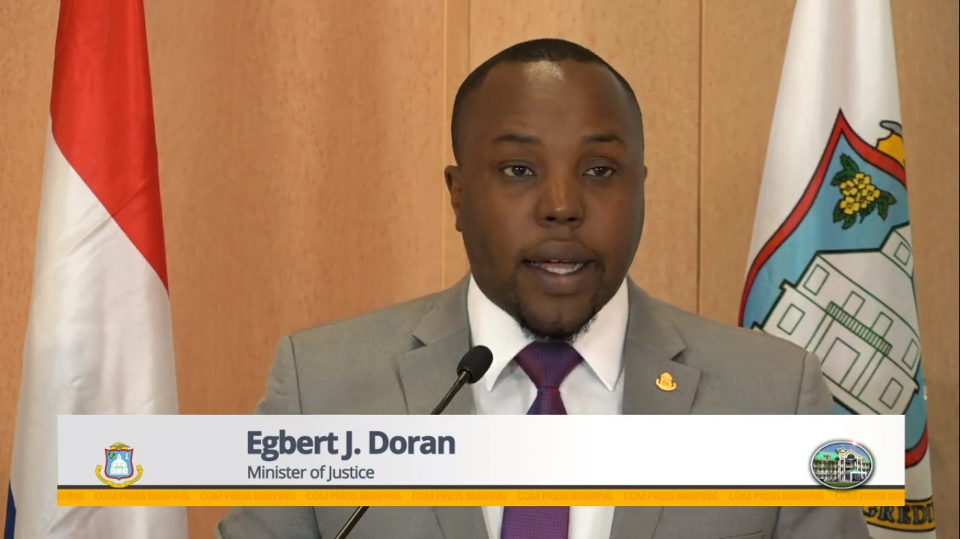 Minister of Justice Egbert Doran - 20200226