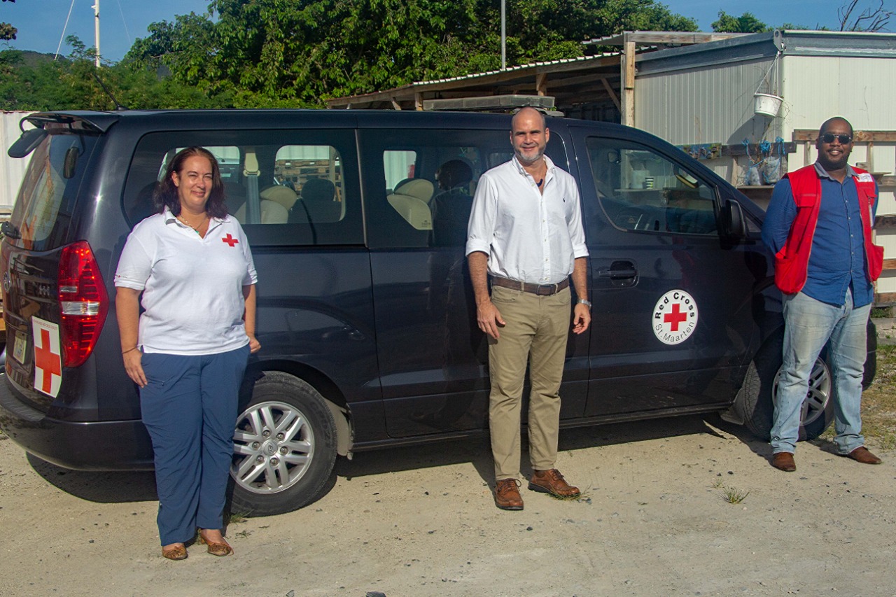 Red Cross officials St. Maarten