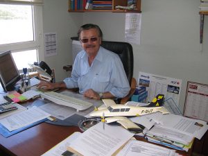 Bruno Magras in his SBC office